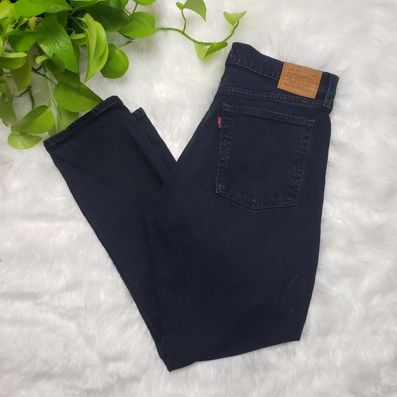 Levi's Denim - Levis Premium Wedgie Button Fly Straight Leg Jeans